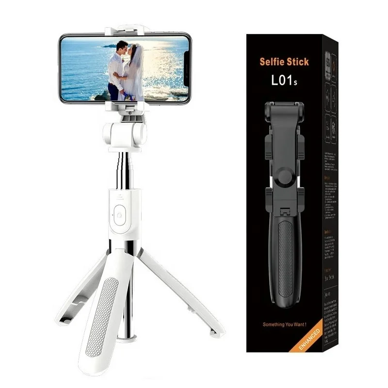 

Upgrade Version L01 Wireless Remote Control Mobile Phone Monopod Selfie Stick with Tripod Stand