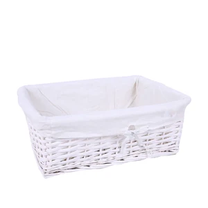 Image of New general style white wicker basket