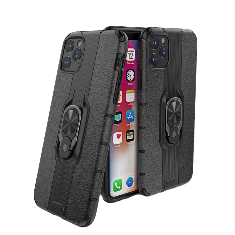 

3 in 1 tpu pc shockproof kickstand car magnetic ultra thin phone case cover for iphone 6 7 plus 11 pro max back case