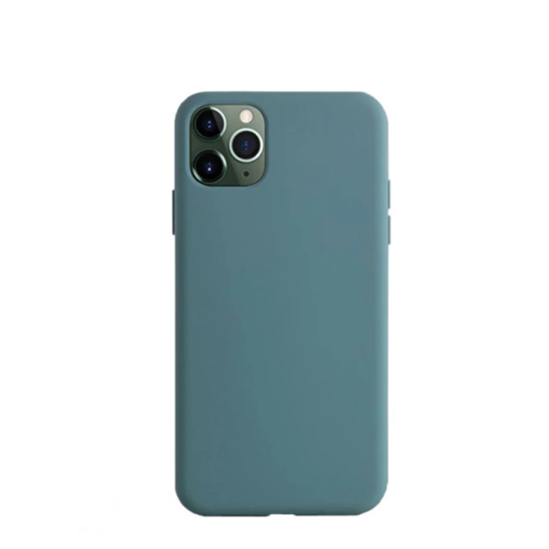 

Shockproof Mobile Cover for iPhone 11 Pro Max Case Liquid Silicone Case Cover For iPhone 11 Case, 16 colors