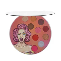 

Metallic Pink OEM Custom Logo Chrome Colorful Customise DIY Vegan Eye Shadow Eyeshadow Palette