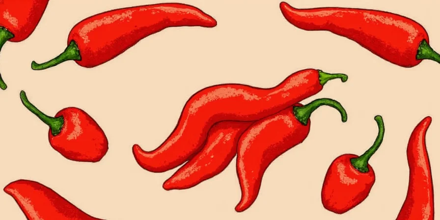Comparison of different chili peppers
