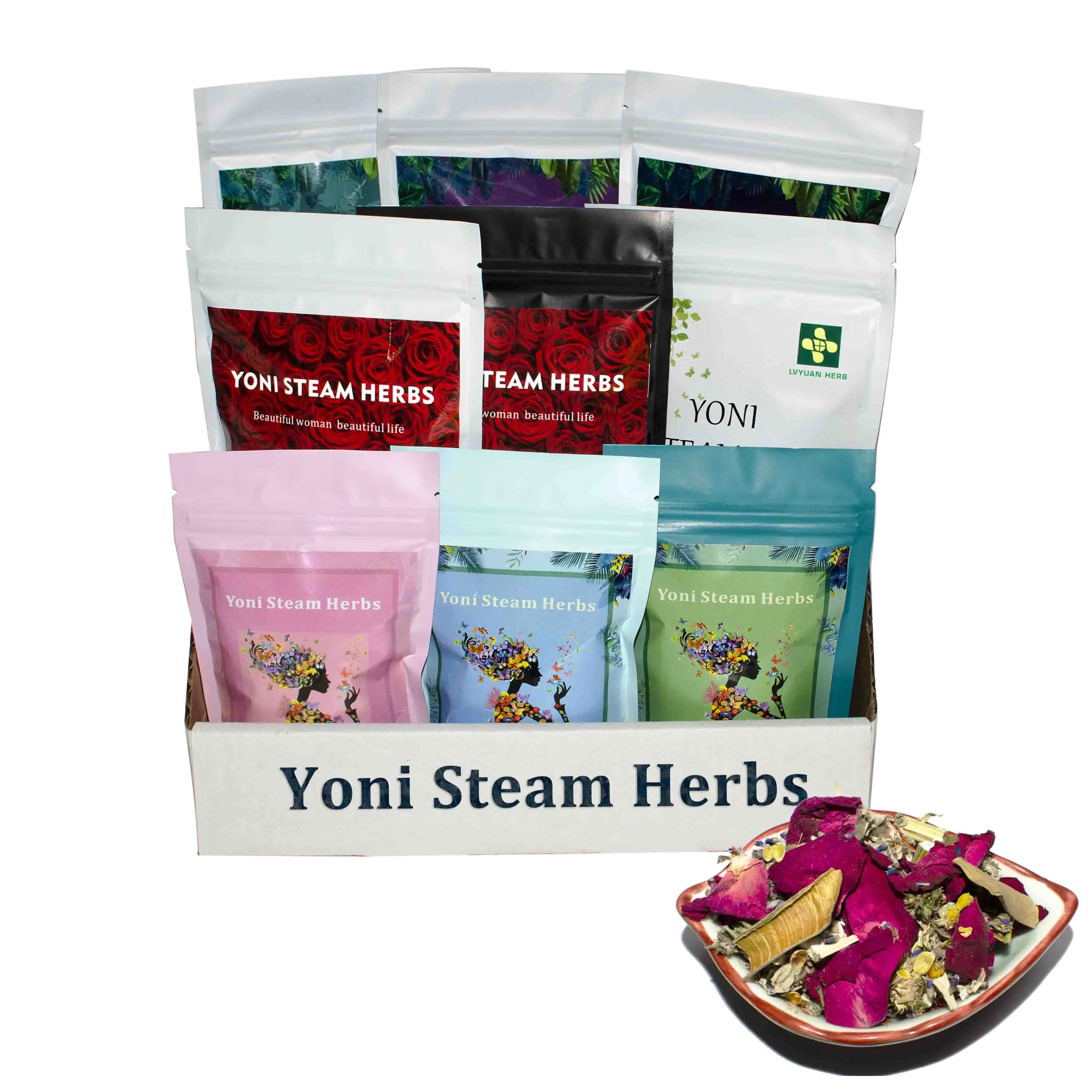 

Vaginal hygiene products Vaginal Tigthing Herb Yoni Steam Bath OEM Private label Yoni Steam Herbs