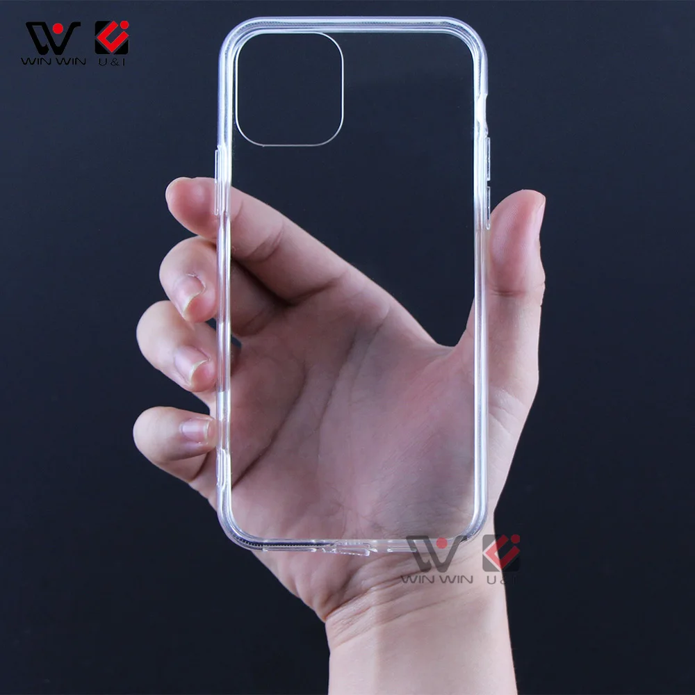 

Ultra Thin Shockproof Bumper Transparent Silicone Cell Phone Covers For iPhone 11, Customized