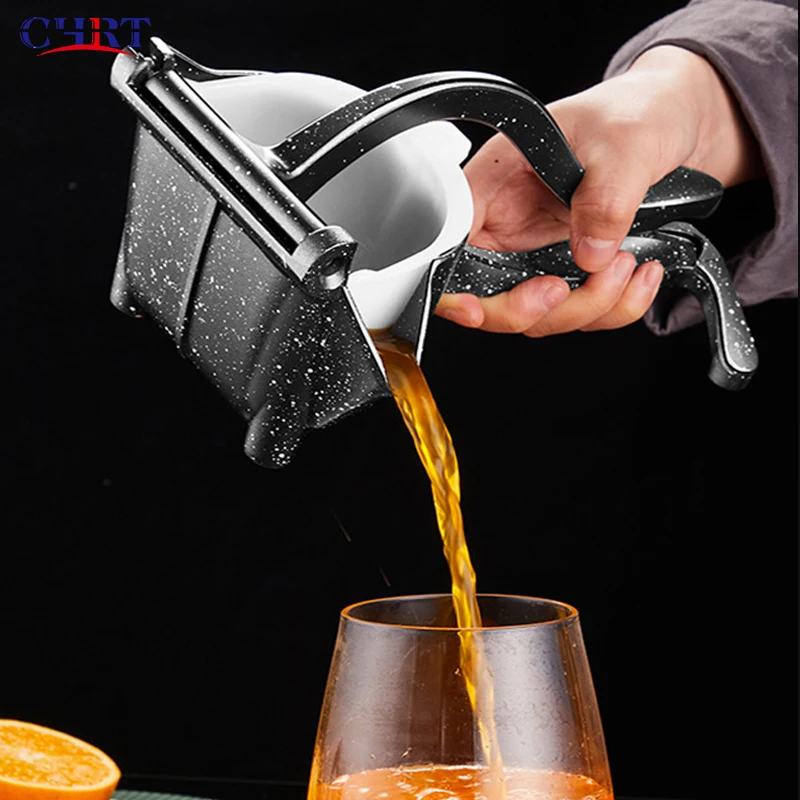 

CHRT Amazon top sell citrus lemon orange juicer manual hand squeezerlemmon squeezer device manual household juicer lemon juicer, Sliver