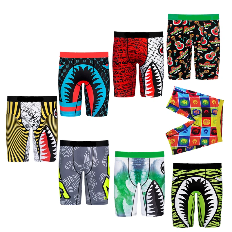 

Cheap Wholesale Factory Clearance Koi Tiger Exotic Breathable 2xl Plus Size Oem Men's Underwear Briefs, Picture shows