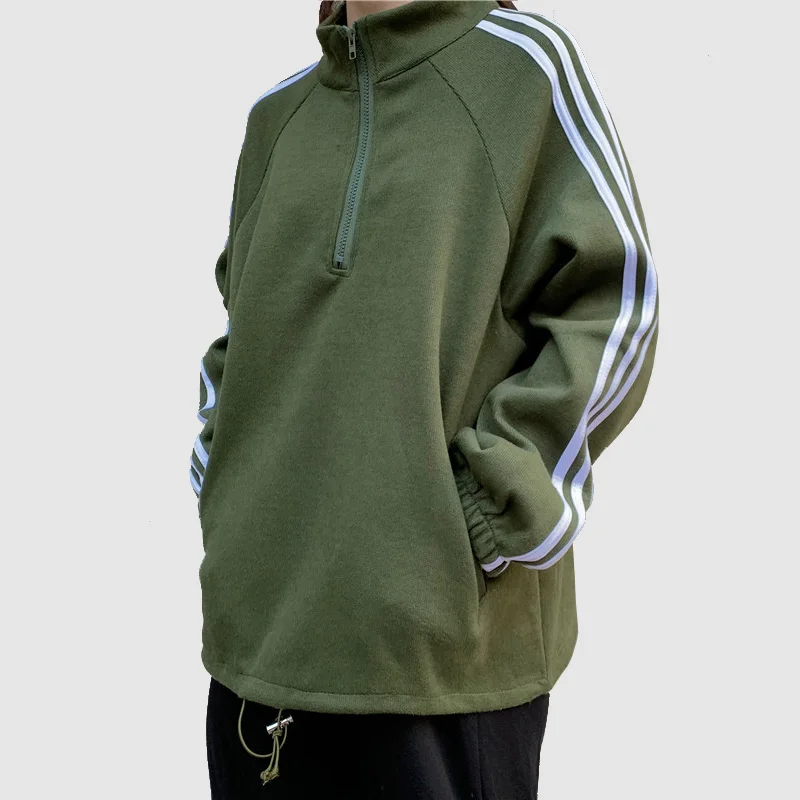 

Autumn Korean 2019 New Harajuku Style Loose Split Long-Sleeved Sweatshirt For Women