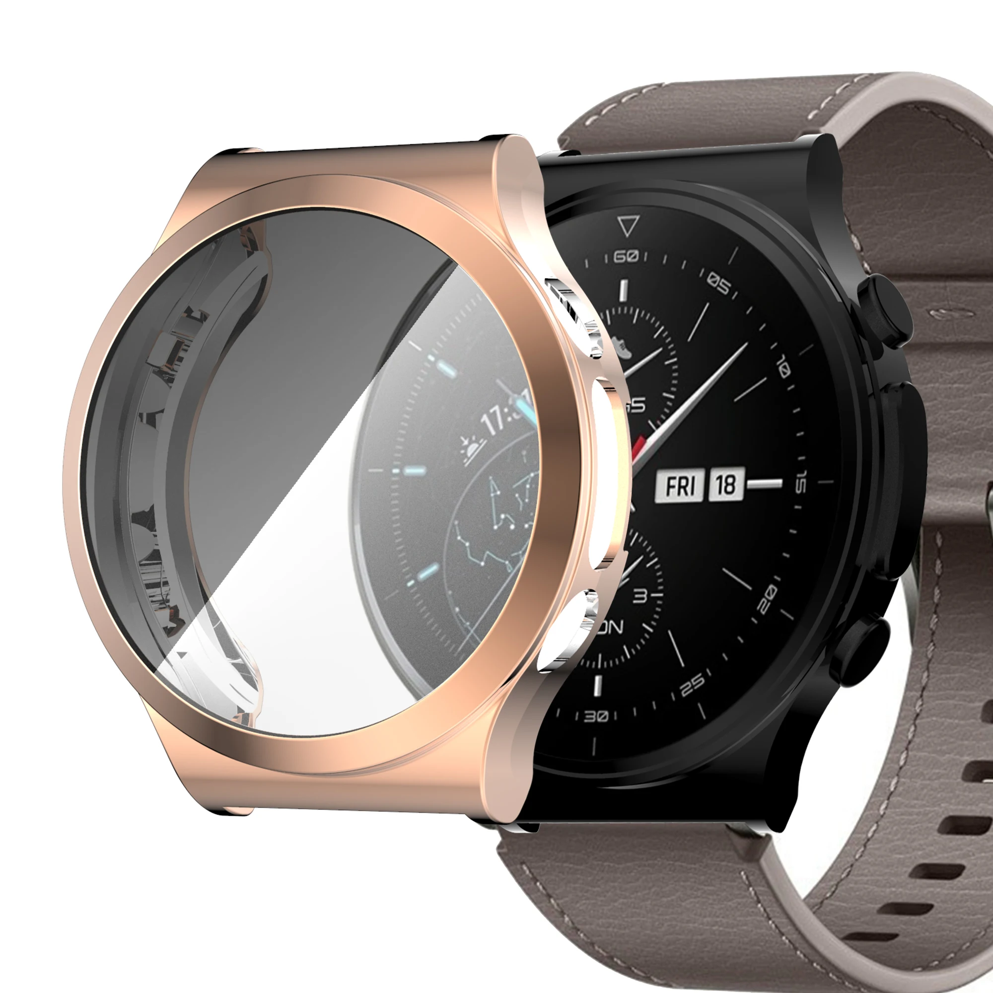 

TPU Full Cover Protective Watch Case for Huawei Watch GT2 Pro ECG