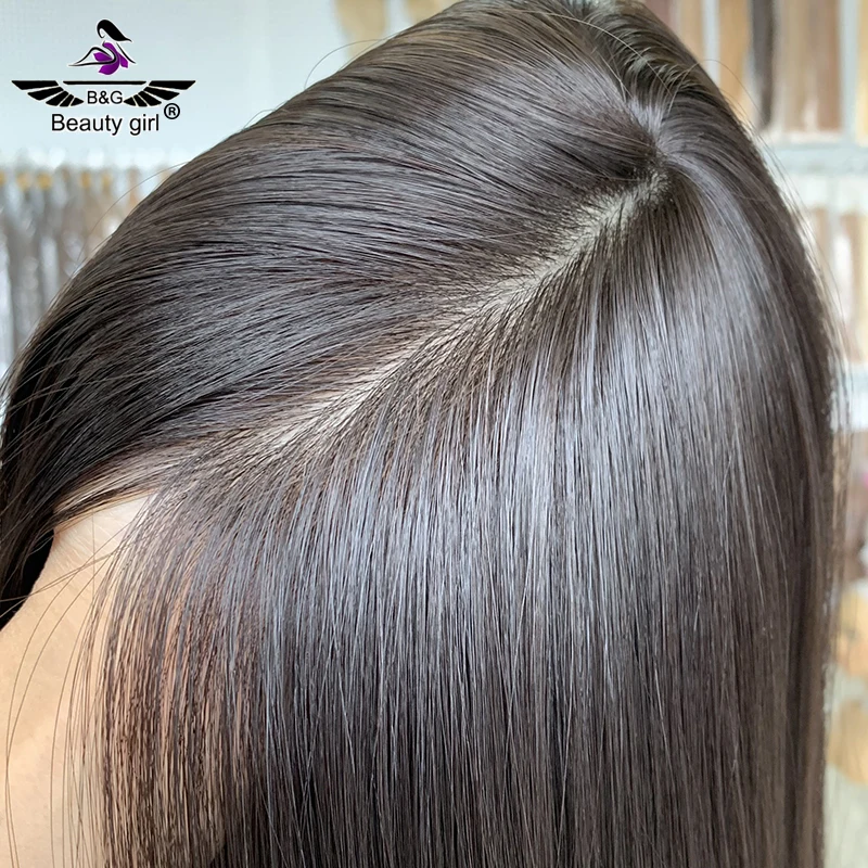 

Wholesale silk base hair topper and The silicone base clip in hair extensions 100% human hair toupee