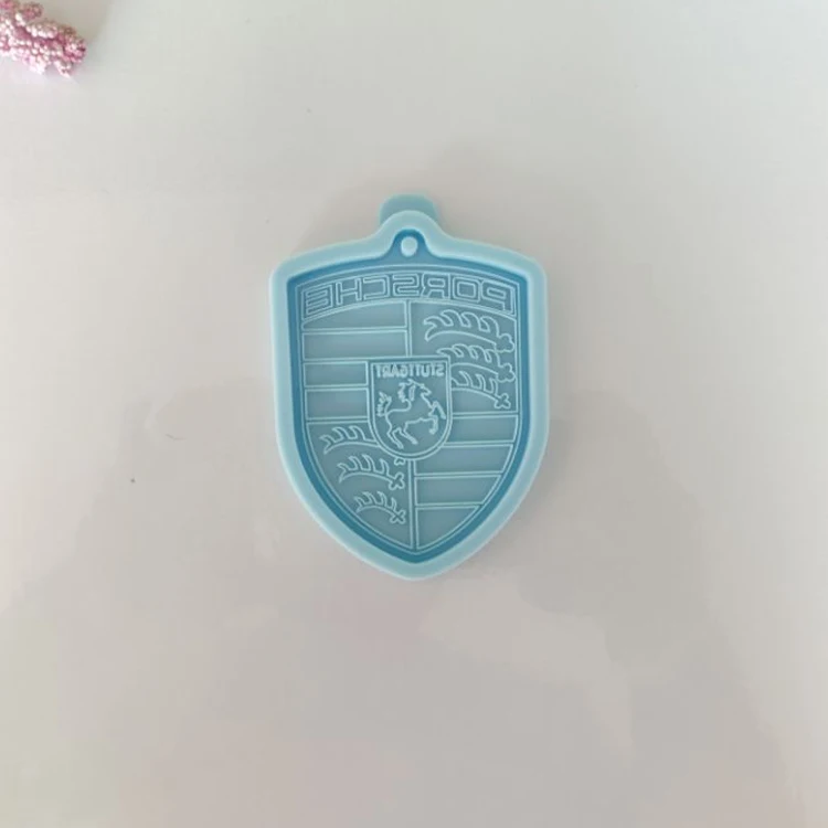 

H8 Key chain silicone mold license plate key chain mold, Random