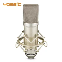 

Classic u87 large diaphragm condenser recording studio microphone with shock mount
