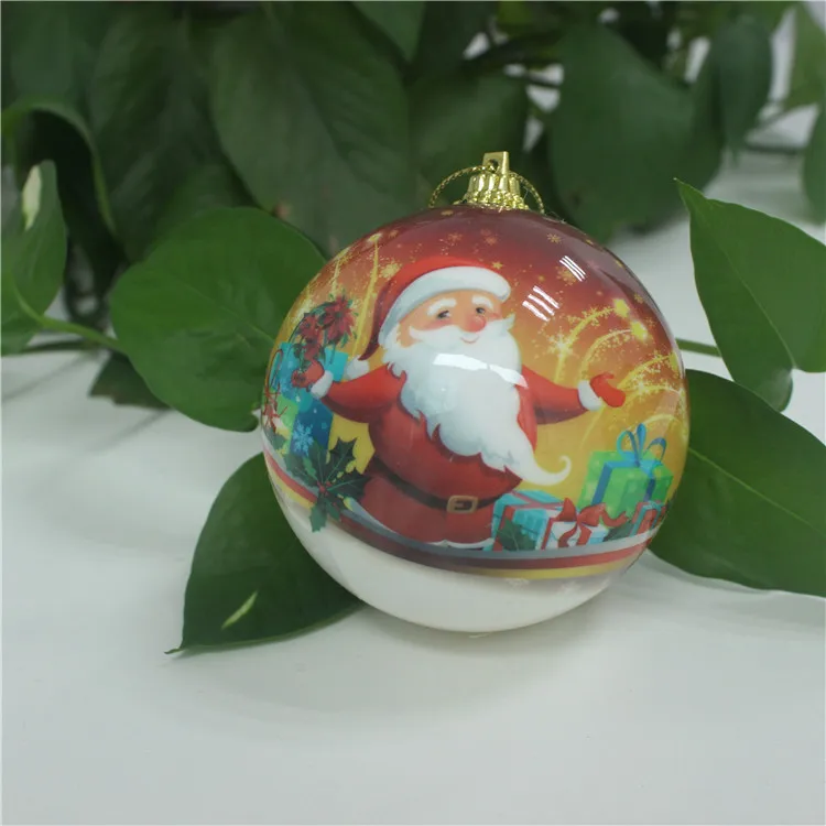 Sublimation Christmas Ornaments Christmas Tree Hanging Ball Christmas ...