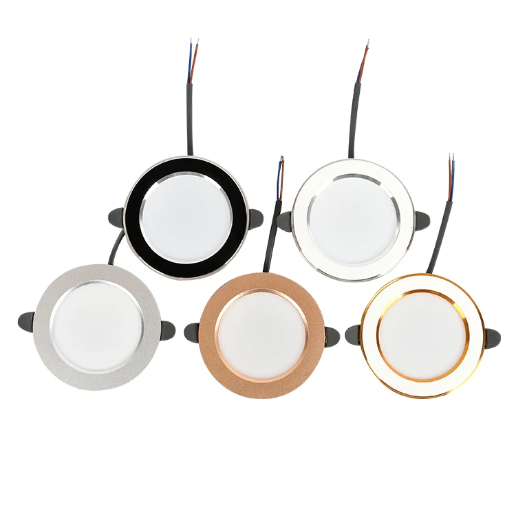 New Multi color embedded IP44 50HZ Fixed track SMD led lights downlight with PC+PS 65lm/w