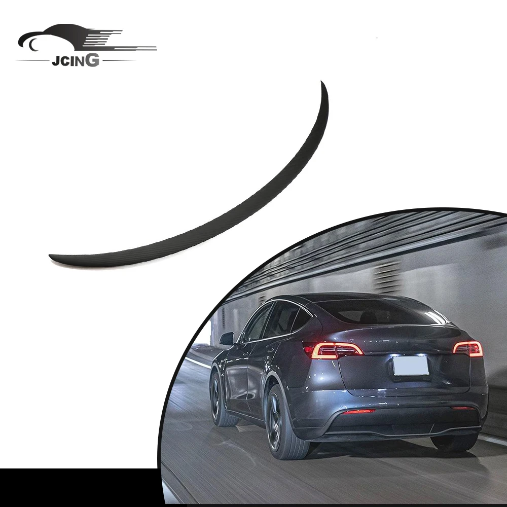 

Fashion Modified Pre-preg Carbon Fiber Rear Spoiler Kit for Tesla Model Y Universal Car Spoiler