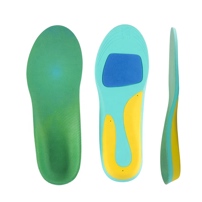 

Full length soft Cushion sport shoe Insole arch support foot eva silicone orthotic insoles for shoes