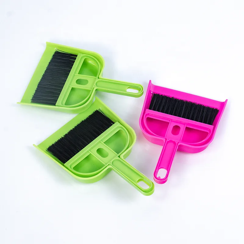 

Wholesale Indoor Cleaning Tools Plastic Pet Mini Broom Set Mini Dustpan And Brush Set, As picture