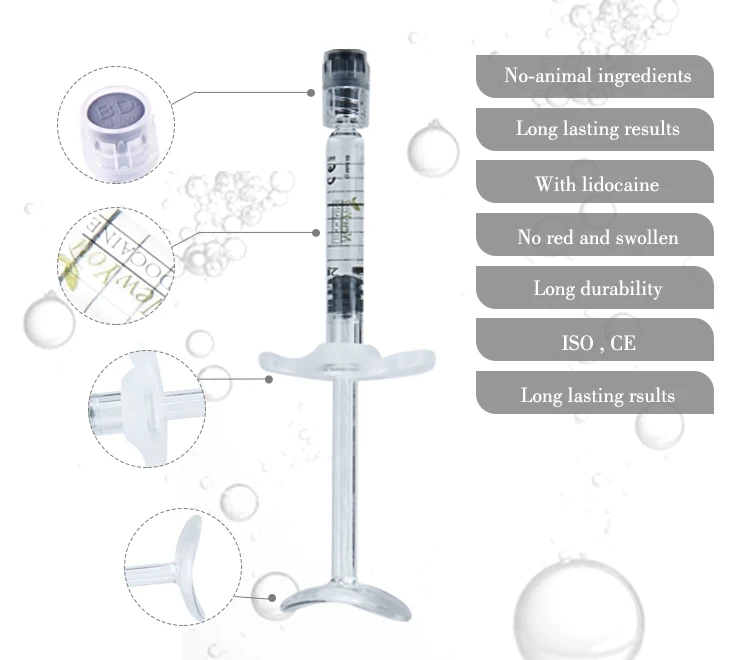 

Hyaluronic Acid Ha Gel Injectable Dermal Fillers For Lips Enhancement