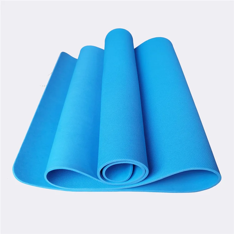 

Eco Frindely Gym Exercise Mat 8MM Thick High Density Anti-Tear Non Slip EVA Yoga Mat, As picture