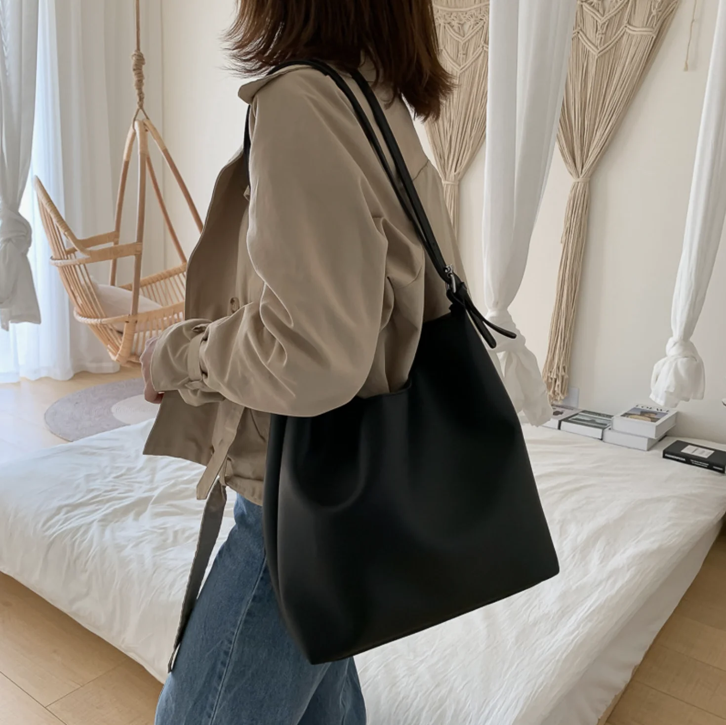 

Tote bag women's 2020 new large capacity bucket bag purses and handbags luxury handbags for women retro purses and handbags, Colorful