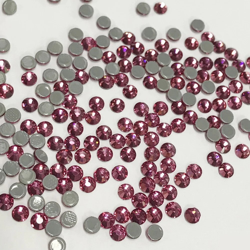 

Wholesale SS3-SS16 SS20 Crystal Glass Colorful Flame Flat Back Hot Fix Blue Flame Rhinestone Iron On Rhinestone, As picture