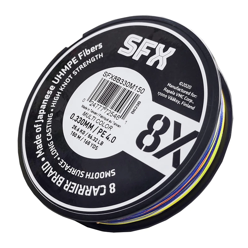 

21 SFX 8X 8 Stands Strong Multifilament PE Braided Fishing line multifilamento long line fishing, Multicolor/bright green