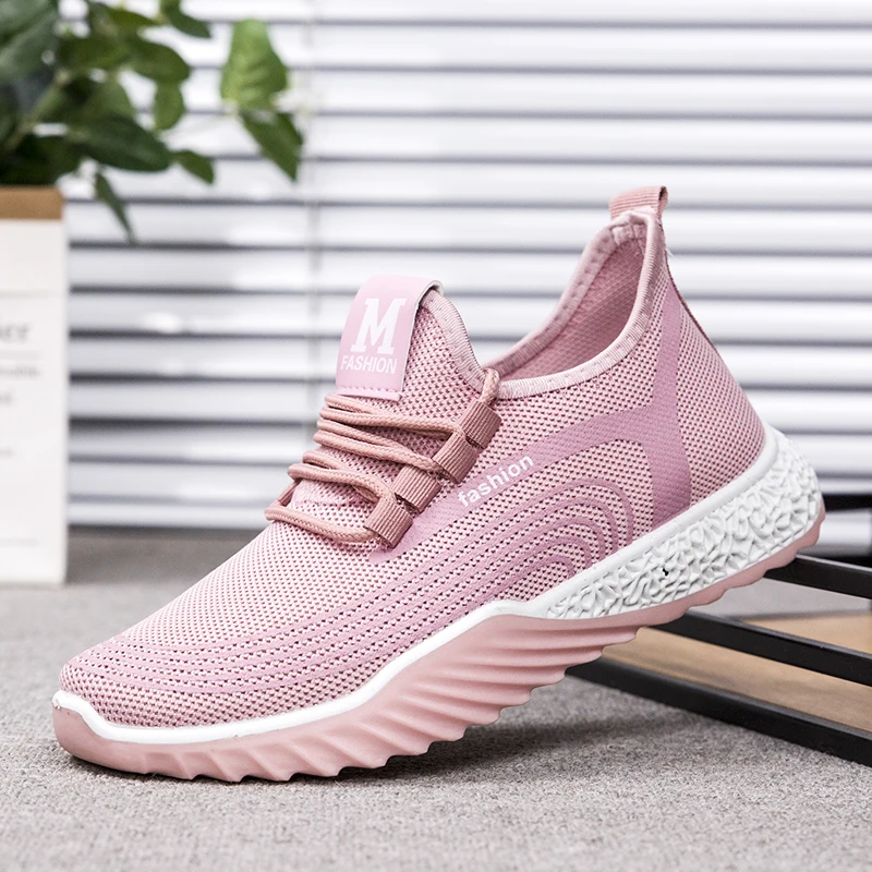
china shoes new model lace up summer casual running sport shoes women 