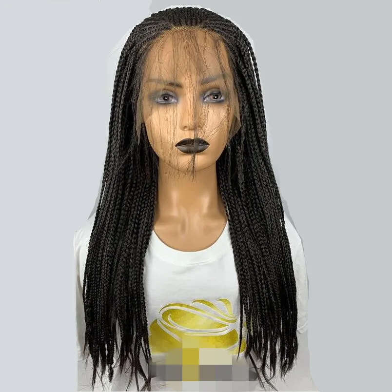 

Front Lace African Dirty Braid Wig Headgear Euroamerican Women's Wigs Chemical Fiber Headgear, Pics