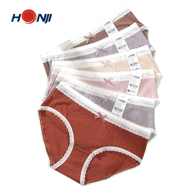 

Lace Women Panties Cotton Anti-Bacterial Underpants Breathable Underwear