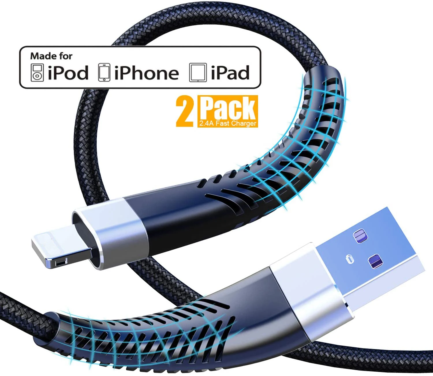 

fast charging usb data cable for iphone mobile phone for samsung android data cable usb type c fast charge data cables, Black red
