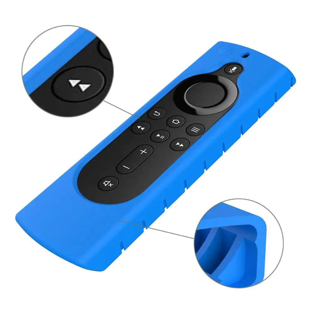 

5.9'' Silicone Case Soft Protective Cover for 2nd Generation Alexa Voice Remote for Amazon Fire TV Stick 4K/ Fire TV(3rd Gen)/Fi