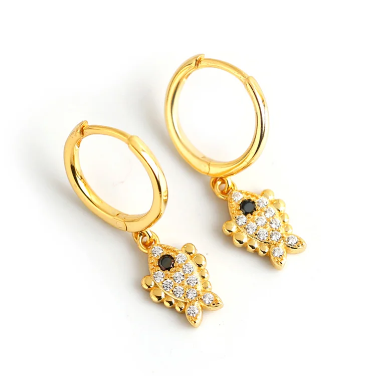 

Hawaiian jewelry earing 925 sterling silver drop earring helix earrings