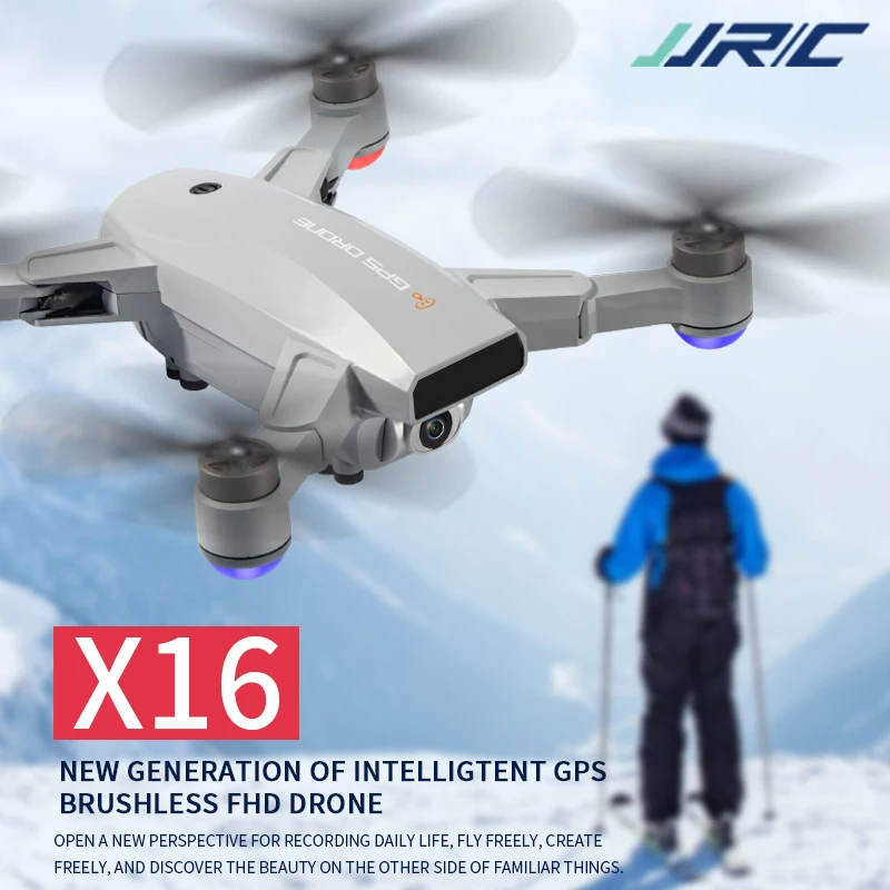 

JJRC X16 5G FPV 6K Brushless FHD Foldable Remote Control Quadcopter Drone with 4K+ Camera and GPS