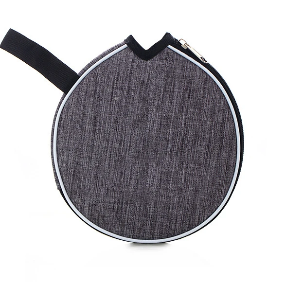 

Factory customized portable table tennis racket bag, Grey,black,red and customized