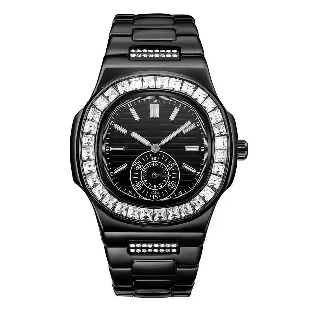 

The latest wholesale selling custom-made jewelry ice out of men's full diamond watch for men jewelry watch diamond watch