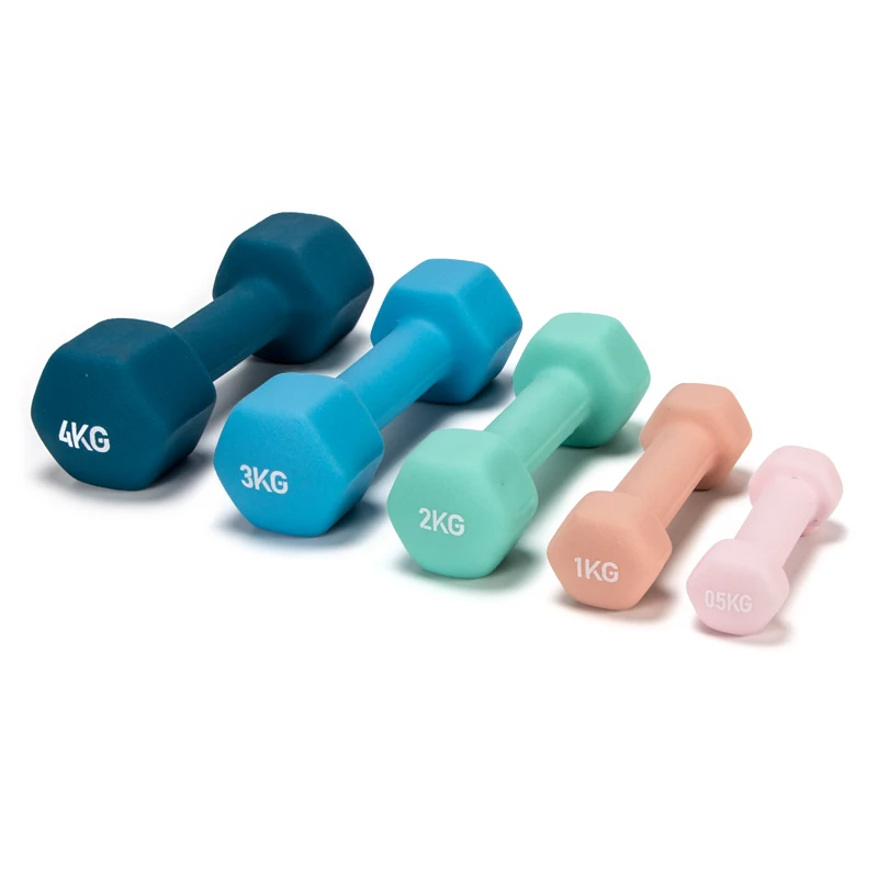 

Dipping Vinyl Dumbbell Neoprene Hex Weights Dumbbells Buy Online Gym Equipment Dumbbell Set, Custom color