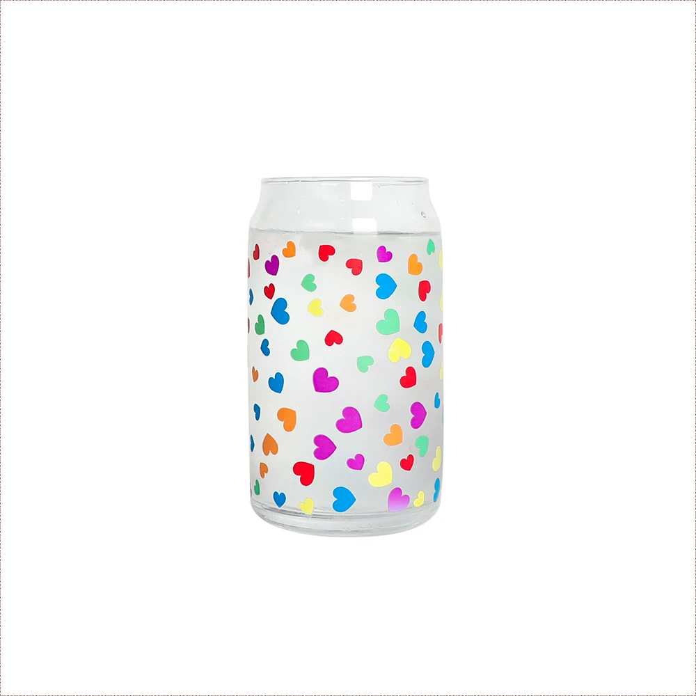 

Cola shaped glass jars soda cup 16oz beer glass jars for canning, Support customization