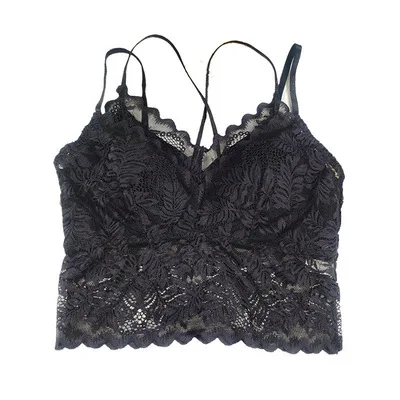 

F40288A 2021 hot sale double shoulder strap sexy lace beauty back brief ladies bra