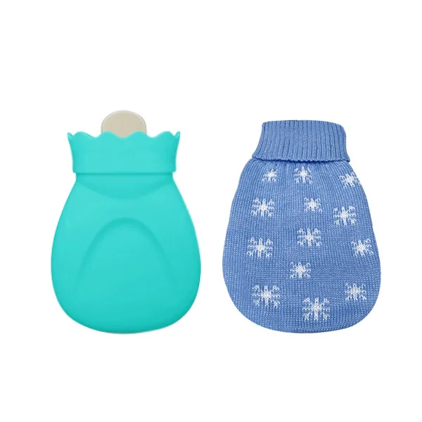 

sustainable wholesale colorful hot sales pp curved water bottle rubber hot water bottle, Multi-colors