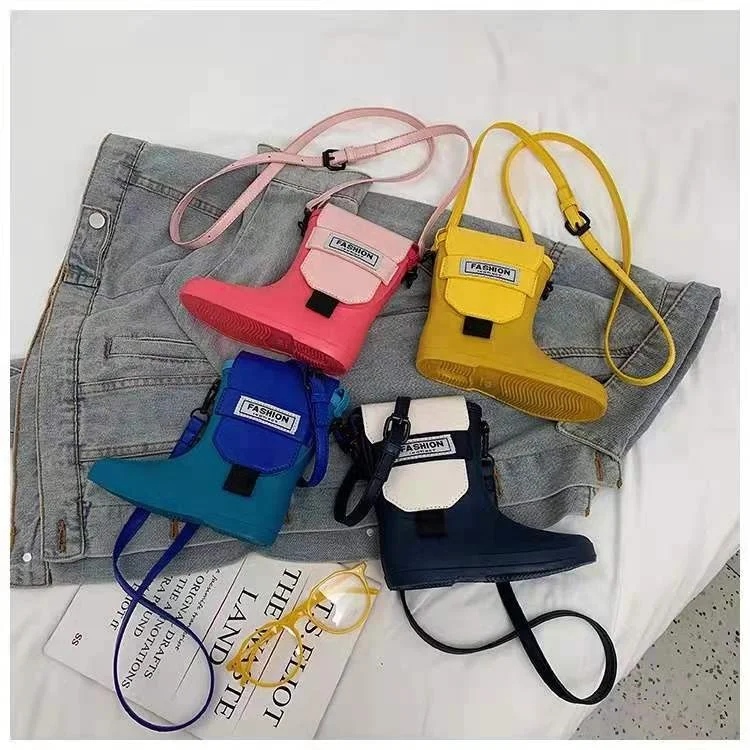 

J&H Fashion designer cute creative boots shape shoulder bag women crossbody purse chic coin purses