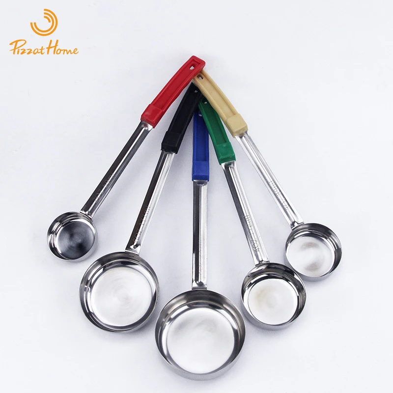 Pizza Spread Scoops 2 3 4 6 8 oz Pizza Tomato Sauce Measuring Spoons Suit
