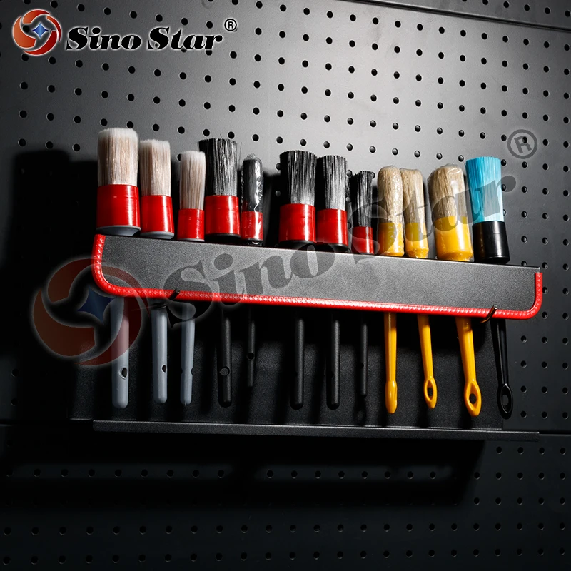 

Car detailing brush Storage Rack Wall Mount Bottle Organizer Car Detailing Spray Bottle Holder SP00252