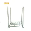 Galvanized heavy duty customize industrial warehouse foldable stacking metal steel storage post pallets rack for sale