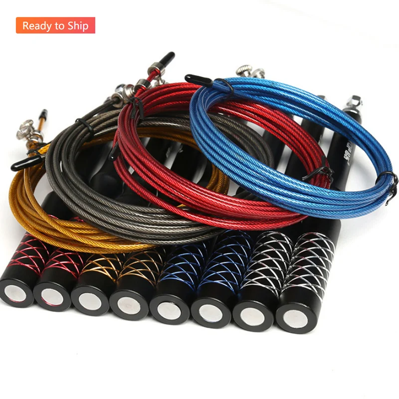 

PVC wire rope Adjustable professional plastic pvc fitness weight speed skipping jump rope