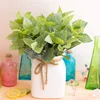 Artificial flower houseplant engineering green leaf artificial flower daisy Turtle leaf light decoration of ganesh festival