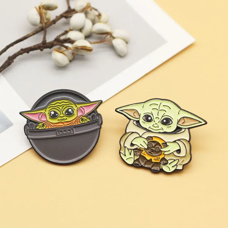 Cartoon Anime Baby Yoda Enamel Pin Custom Cute Lapel Pin Brooches Buy Enamel Pin Baby Yoda Lapel Pin Baby Yoda Brooches Product On Alibaba Com