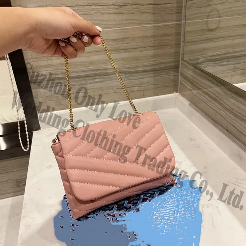 

2021 New ladies small mini chain thread hand bags handbags for women