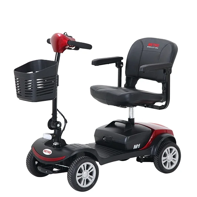 

USA free shipping heavy duty mobility scooter folding for adult mobility scooters electric 4 wheel elderly scooter