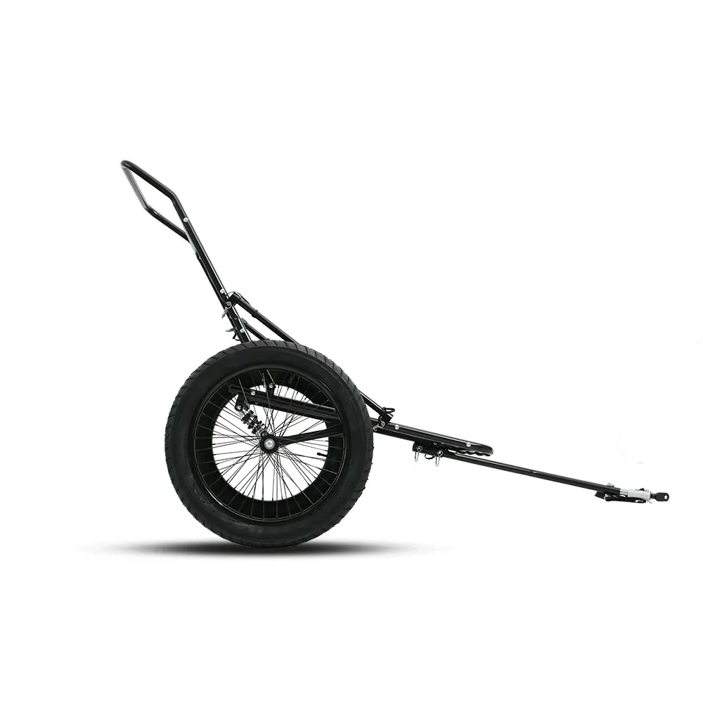 

BTN 2021 NEW Two Wheel Trailer Electric Bike Hunting Trailer, Black