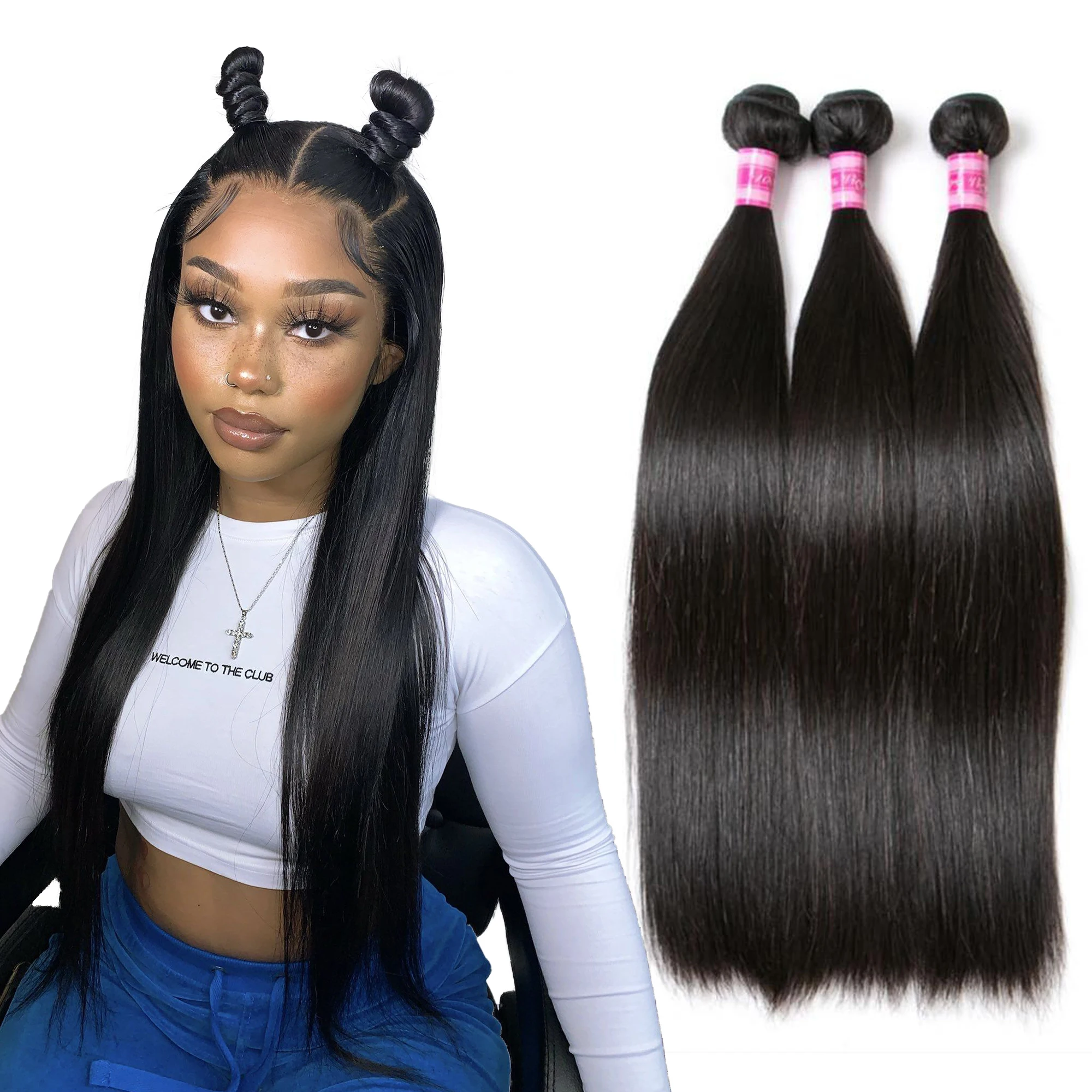 

Machine Double Weft Wholesale Virgin Hair Vendors Shiny Bulk Hair Bundles Raw Bundle