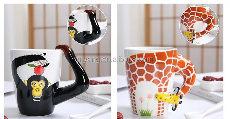 Drinking Mugs with Dogs Horses and other Animals Cats china and ceramic